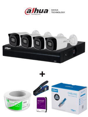 DAHUA-DHT3300005-KIT-PRINCIPAL Bundle NVR+4BulletIP