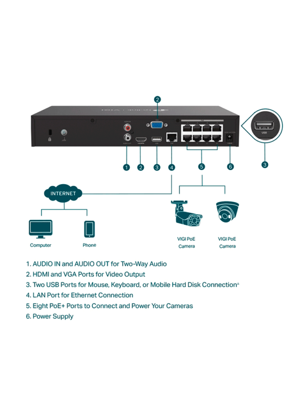 VIGI NVR1008H-8MP